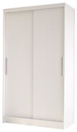 Cheapest furniture - Wardrobe with sliding doors SILVERIO I, white - Wardrobe