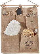 Cheapest furniture Hanging organizer NN01272, 35 × 45 cm, light brown - Hanging closet organiser