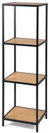 Cheapest furniture Zelcan 4, natural/metal - Office Shelf