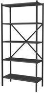 Cheapest furniture Rosul, metal, black/anthracite - Shelving Unit
