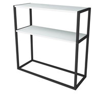 Cheapest Vallo furniture, metal, black/white - Shelving Unit