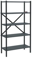 Cheapest furniture Ivelgar, metal, black/anthracite - Shelving Unit