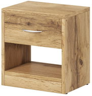 Nejlevnější nábytek Noční stolek Langston 1S, dub wotan - Night Stand