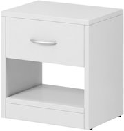 Cheapest furniture Nightstand Langston 1S, white matt - Night Stand