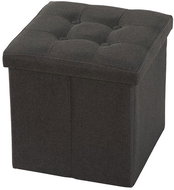 Cheapest furniture Orbo Taburette, grey fabric - Ottoman