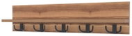 Cheapest furniture Wall hanger FLOSE with shelf, walnut - Coat Hanger