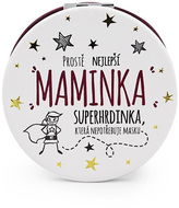 Nekupto Kapesní zrcátko Nejlepší maminka superhrdinka - Kosmetické zrcátko