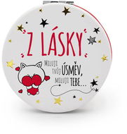 Nekupto Kapesní zrcátko Z lásky - Kosmetické zrcátko