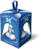 Nekupto Christmas bell printed with impeccable boy - Christmas Decoration