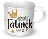 Nekupto Dárkový mini hrneček Nejúžasnější tatínek Den otců - Hrnek