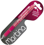 Nekupto Pen with Martin's name rubberized - Eraser Pen