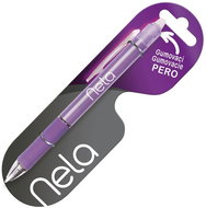 Nekupto Pen with the name Nela rubberized - Eraser Pen