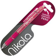 Nekupto Pen with the name Nikola rubberized - Eraser Pen
