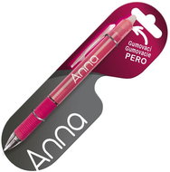 Nekupto Pen with the name Anna rubberized - Eraser Pen