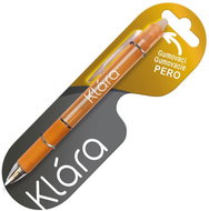 Nekupto Pen with the name Clara rubberized - Eraser Pen
