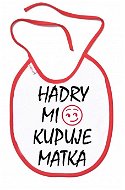Baby Nellys Nepromokavý bryndáček, 24 × 27 cm, Hadry mi kupuje matka - Bib