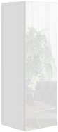 Najlacnejší nábytok Antofalla typ 3, biela/biely lesk - Skrinka