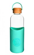 Neon Kactus Glass water bottle 1 l turquoise - Drinking Bottle