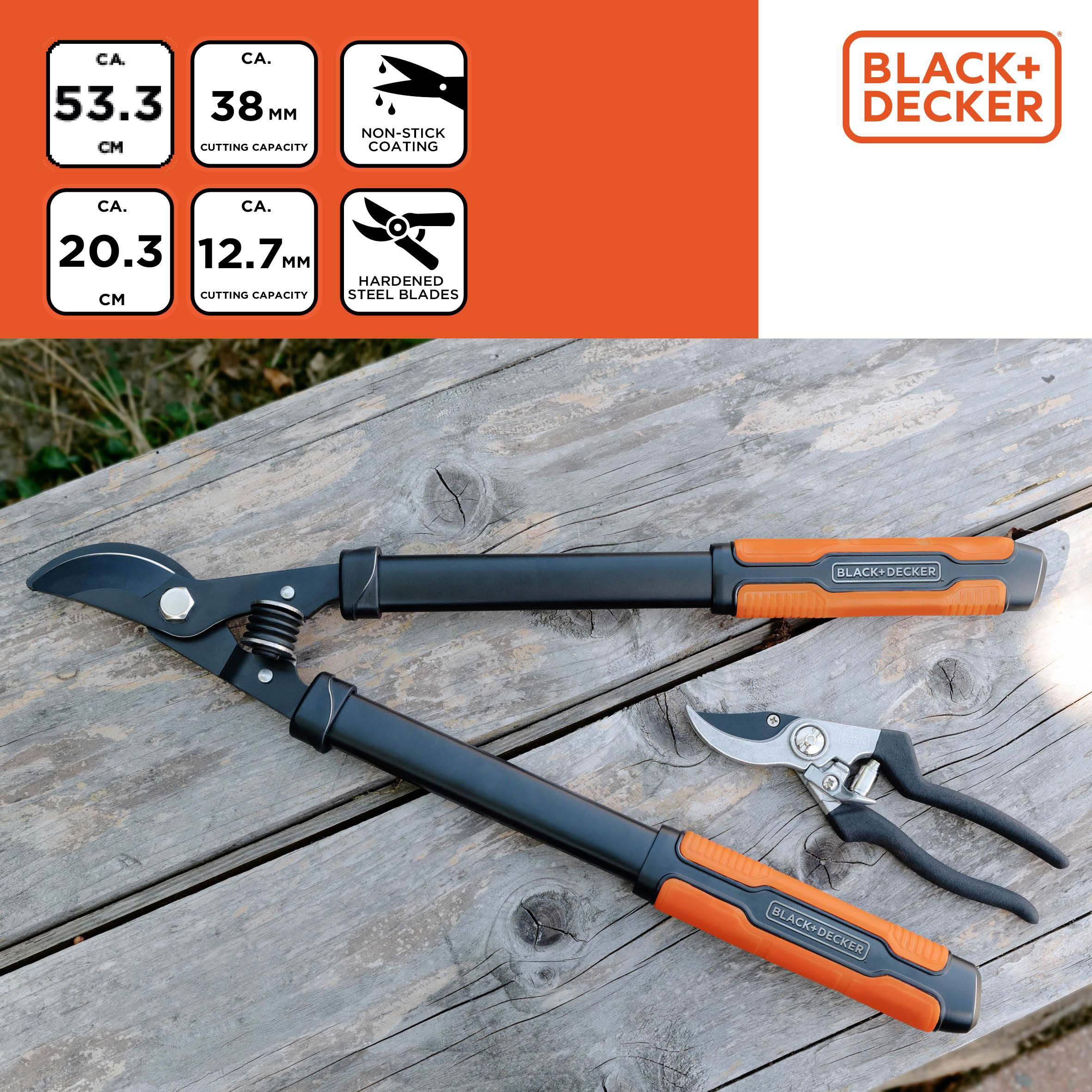 Black Decker Sada n ek na v tve 59x34x3 cm Pruning Shears alza.sk