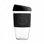 Drinking Cup Neon Kactus Skleněný hrnek na kávu 450 ml černý - Kelímek na pití