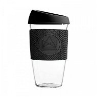 Neon Kactus Skleněný hrnek na kávu 450 ml černý - Drinking Cup