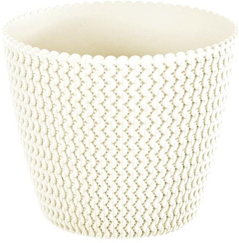 Prosperplast SPLOFY Cream 13cm - Flower Pot - Main image