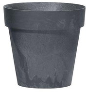 Prosperplast CUBE BETON EFFECT Anthracite 14cm - Flower Pot