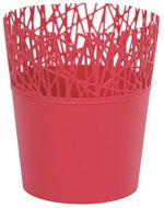 Prosperplast CITY with Lace Raspberry 13.5cm - Flower Pot