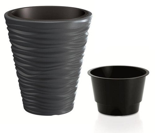 Prosperplast SAND + Anthracite Deposit 38.8cm - Flower Pot - Main image