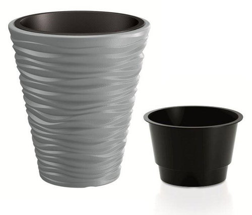 Prosperplast SAND + Gray Stone Layer 38.8cm - Flower Pot - Main image
