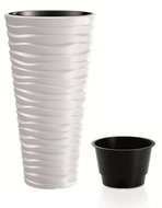 Prosperplast SAND SLIM + White Layer 39.0cm - Flower Pot