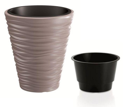 Prosperplast SAND + Mocha Layer 38.8cm - Flower Pot - Main image