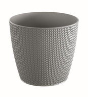 Prosperplast WHEATY Grey Stone 18.9cm - Flower Pot