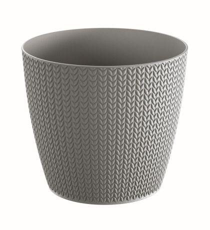 Prosperplast WHEATY Grey Stone 18.9cm - Flower Pot - Main image