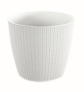 Prosperplast WHEATY White 18,9cm - Flower Pot