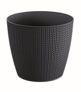 Prosperplast WHEATY Anthracite 12.8cm - Flower Pot