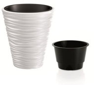 Prosperplast SAND + White Layer 29.5cm - Flower Pot