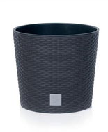 Prosperplast RATO ROUND + Anthracite Layer 20.0cm - Flower Pot