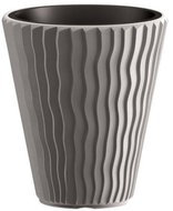 Prosperplast SANDY + Deposit Grey Stone 39cm - Flower Pot