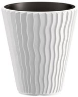 Prosperplast SANDY + White Layer 39cm - Flower Pot