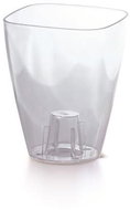 Prosperplast COUBI ORCHID Square Colourless Transparent 13.2cm - Flower Pot