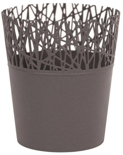 Prosperplast CITY with Lace Graphite 16.0cm - Flower Pot - Main image