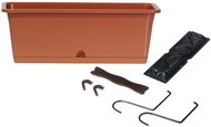Prosperplast CAMELIA W with Hooks Terracotta 40.2cm - Flower Box