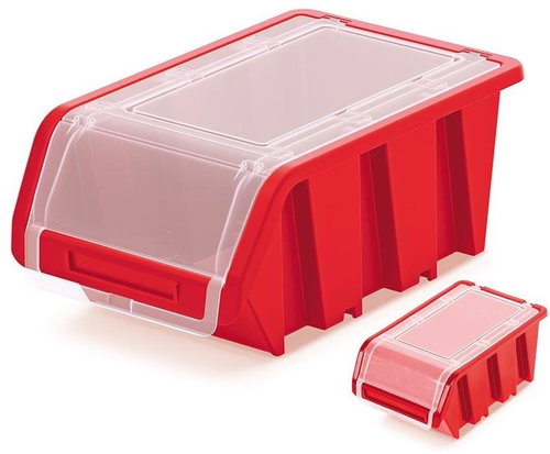 Prosperplast TRUCK PLUS Closable Red Storage Box 155x100x70 - Garden Bbox - Main image