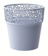Prosperlast Flowerpot with Lace TREE Ice Grey 17.5cm - Flower Pot