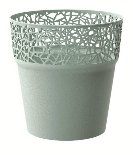 Prosperlast Flowerpot with Lace TREE Sage 17.5cm - Flower Pot - Main image