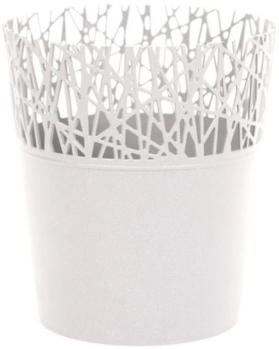 Prosperlast Flowerpot with Lace CITY White 16.0cm - Flower Pot - Main image