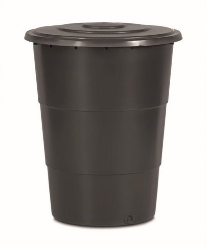 Prosperplast Barrel 200 litres for Rain. Water with Lid Classican ANTHRACITE - Barrel - Main image
