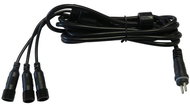 LED power cable, hub - 1x double pin / 3x single pin, 200 cm - Power Cable