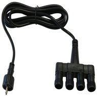 LED power cable, hub - 1x double pin / 4x double pin, 200 cm - Power Cable
